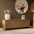 Tv meubel Dallas Naturel Mangohout 165 cm Starfurn