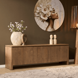 Tv meubel Dallas Naturel Mangohout 165 cm Starfurn