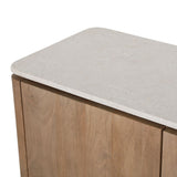 Tv meubel Dallas Naturel Mangohout 210 cm Starfurn
