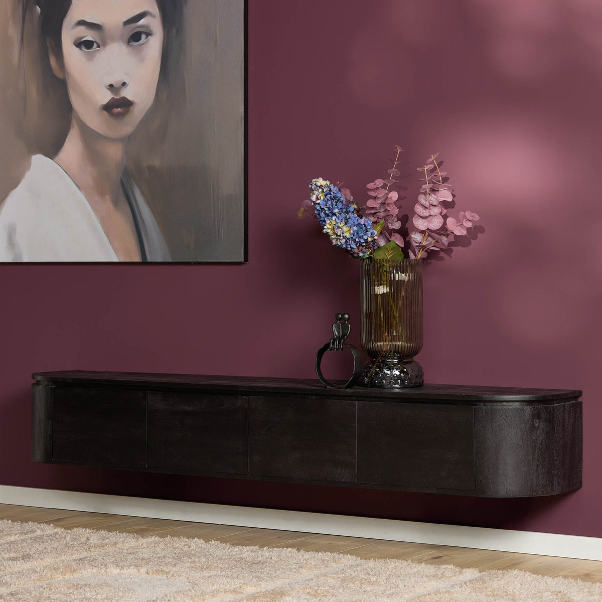 Tv meubel Excellent Black | 200 cm Starfurn