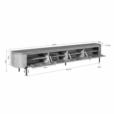 Tv meubel Excellent Sand | 240 cm Starfurn