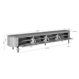 Tv meubel Excellent Taupe | 240 cm Starfurn