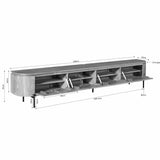 Tv meubel Excellent Taupe | 240 cm Starfurn