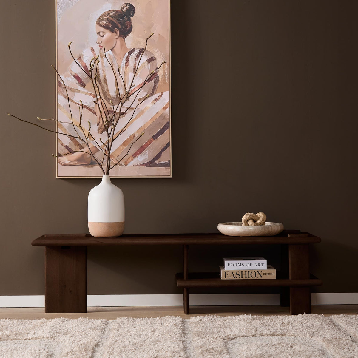 Tv meubel Lina Mangohout Bruin 160 cm Starfurn