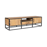 TV-meubel - Naturel Mangohout - 180 cm - 2 Deuren & 1 Lade Entertainment Centers & TV Stands Starfurn