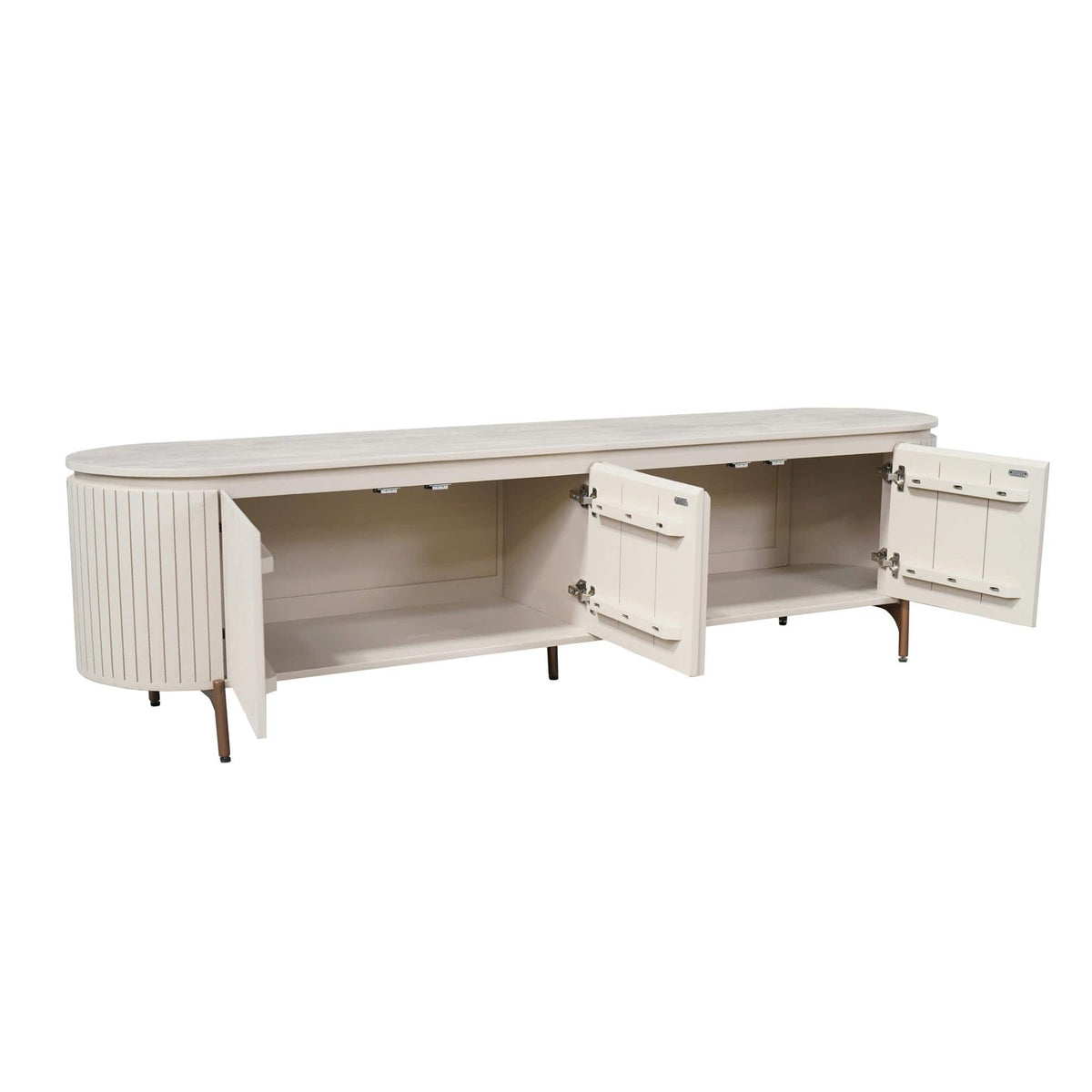 Tv meubel Solana Zand Mangohout 210 cm Starfurn