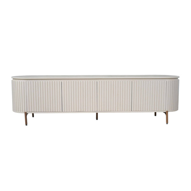 Tv meubel Solana Zand Mangohout 210 cm Starfurn
