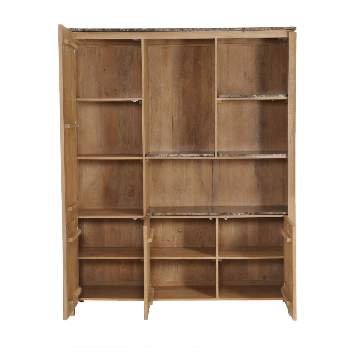 Vakkenkast XL Dallas Naturel Mangohout 160 cm Starfurn
