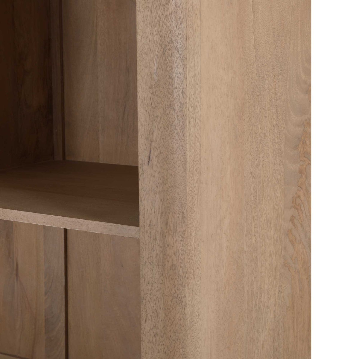 Vakkenkast XL Dallas Naturel Mangohout 160 cm Starfurn