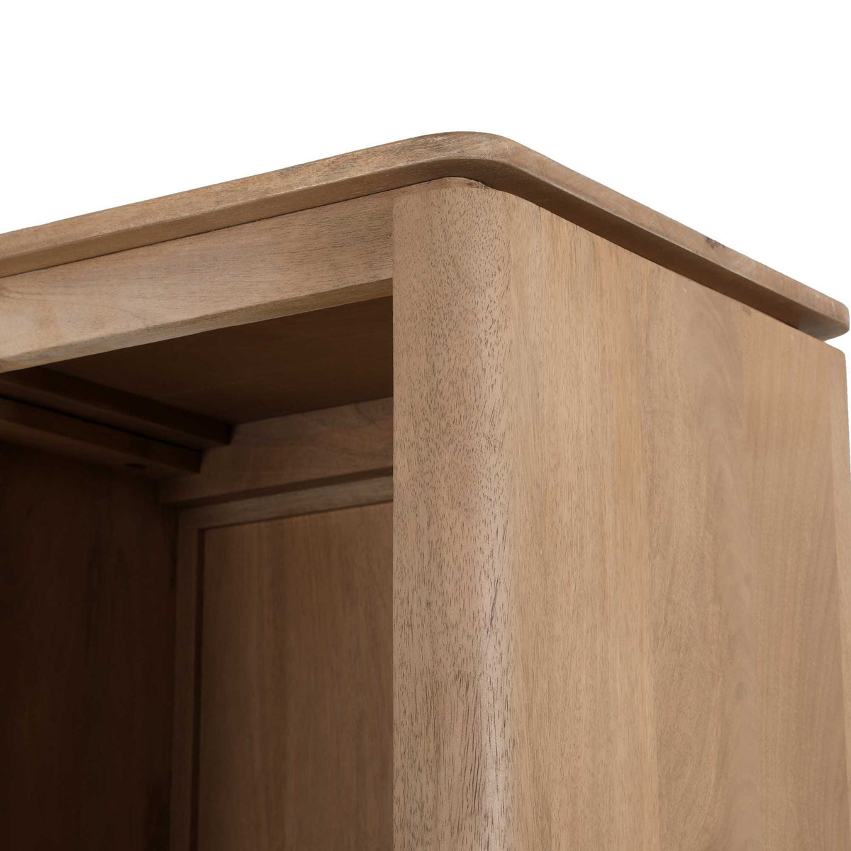 Vakkenkast XL Dallas Naturel Mangohout 160 cm Starfurn