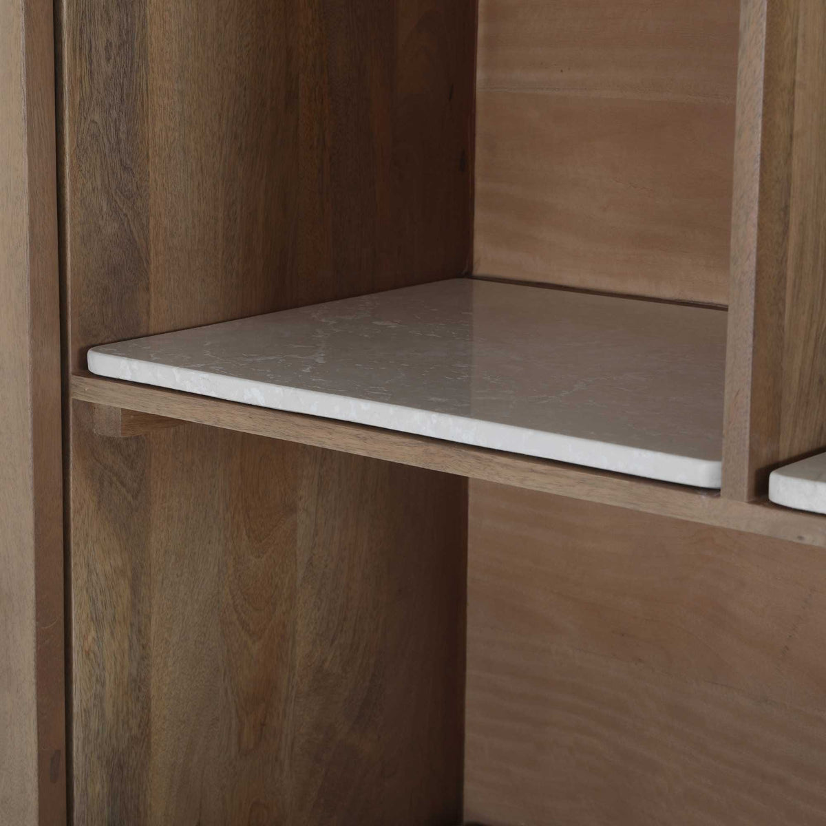Vakkenkast XL Dallas Naturel Mangohout 160 cm Starfurn