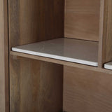 Vakkenkast XL Dallas Naturel Mangohout 160 cm Starfurn