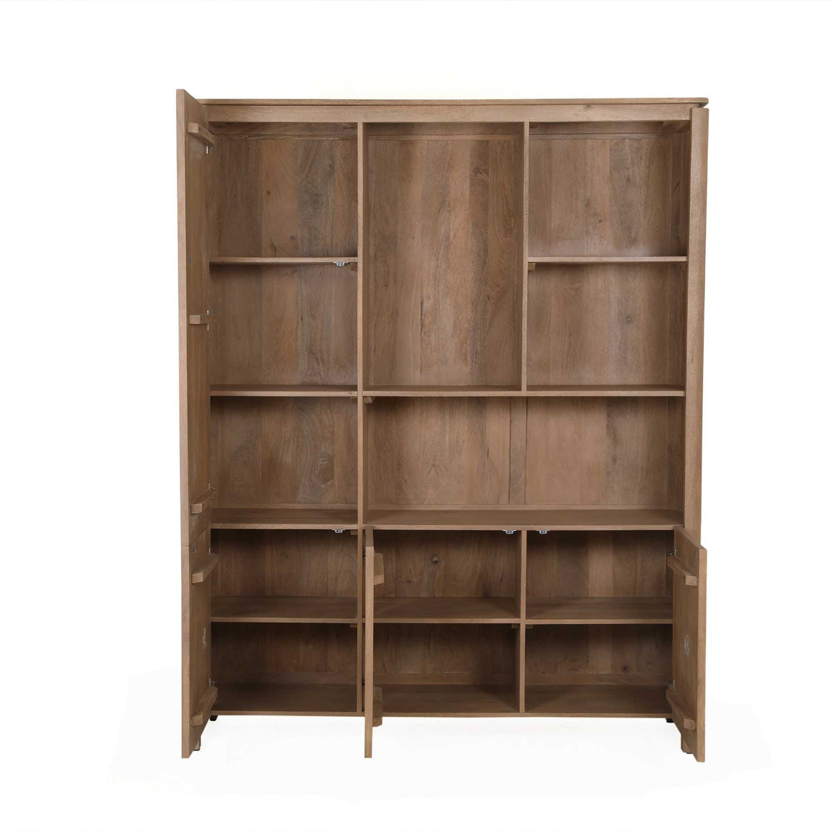 Vakkenkast XL Dallas Naturel Mangohout 160 cm Starfurn