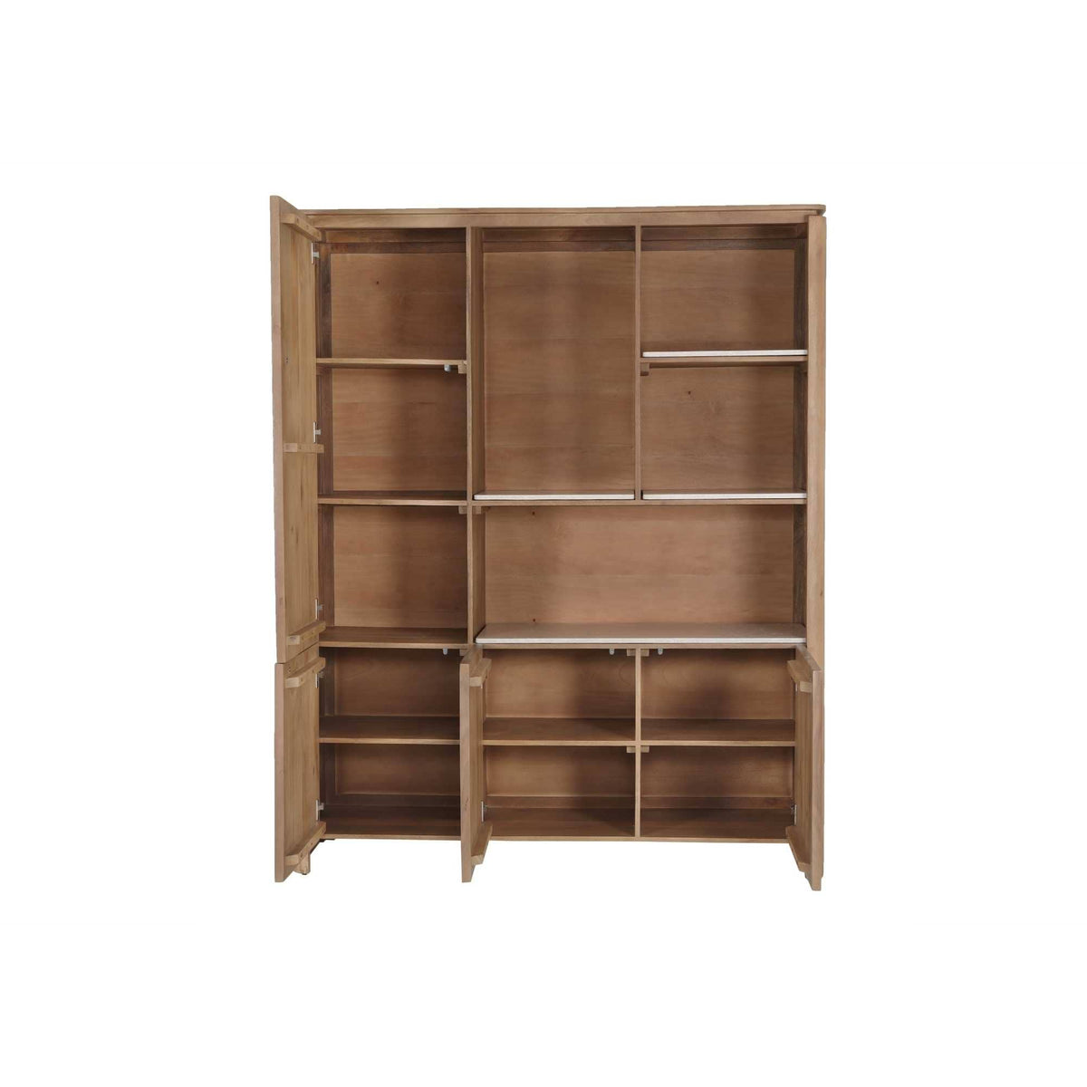 Vakkenkast XL Dallas Naturel Mangohout 160 cm Starfurn
