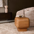 Vierkante Bijzettafel - Naturel Mangohout - 45 cm - Organische Hoeken End Tables Starfurn