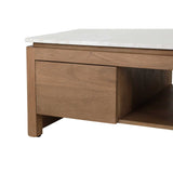 Vierkante Salontafel Dallas Naturel Mangohout 80 cm Starfurn