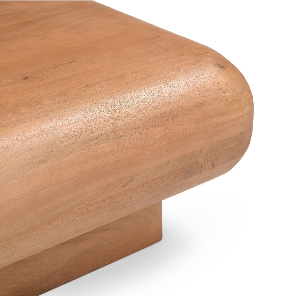 Vierkante Salontafel - Naturel Mangohout - 80 cm - Organische Hoeken Coffee Tables Starfurn