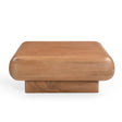 Vierkante Salontafel - Naturel Mangohout - 80 cm - Organische Hoeken Coffee Tables Starfurn