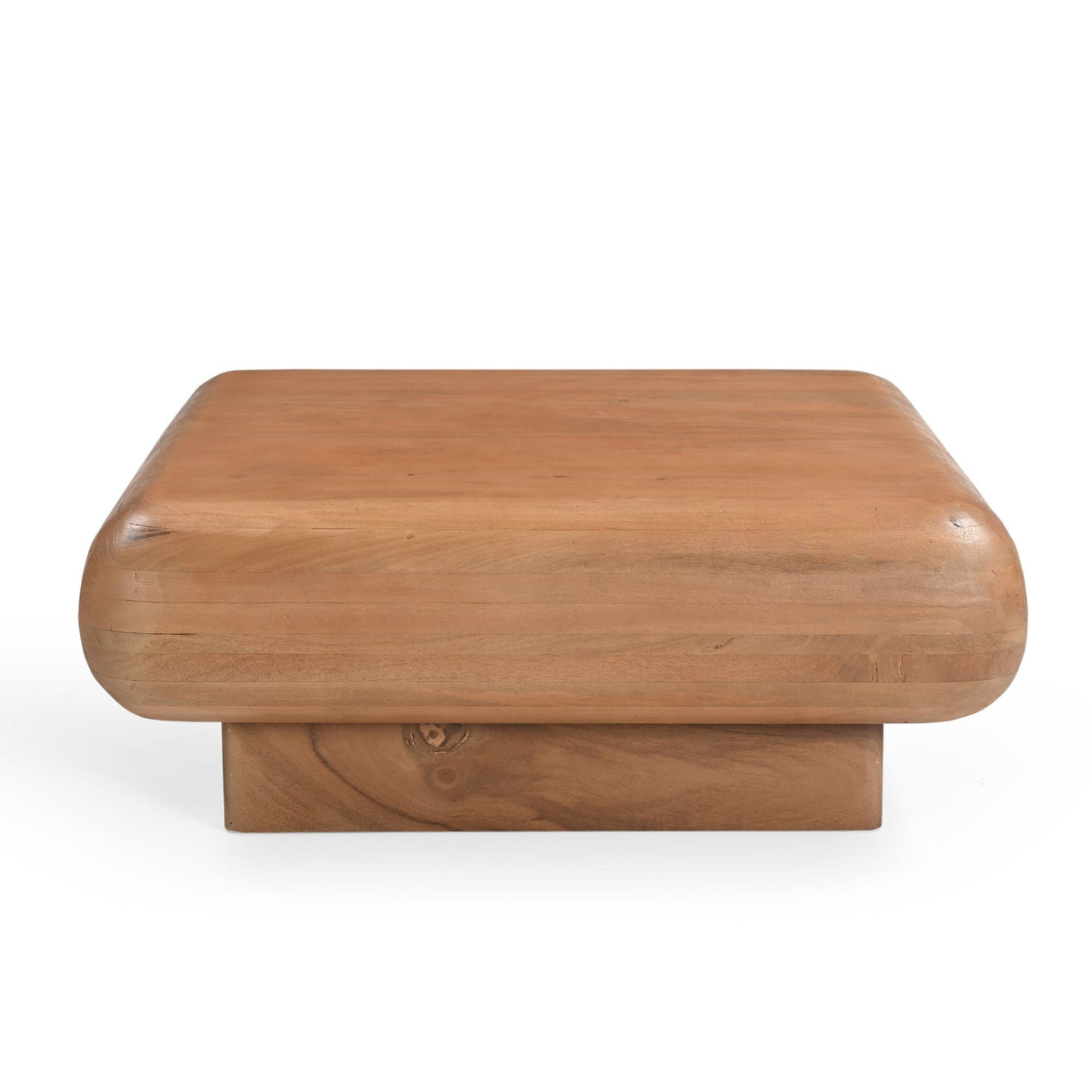 Vierkante Salontafel - Naturel Mangohout - 80 cm - Organische Hoeken Coffee Tables Starfurn