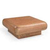 Vierkante Salontafel - Naturel Mangohout - 80 cm - Organische Hoeken Coffee Tables Starfurn