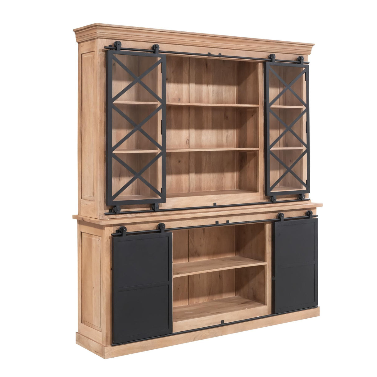 Vitrinekast Fresno XXL| 200 cm Starfurn