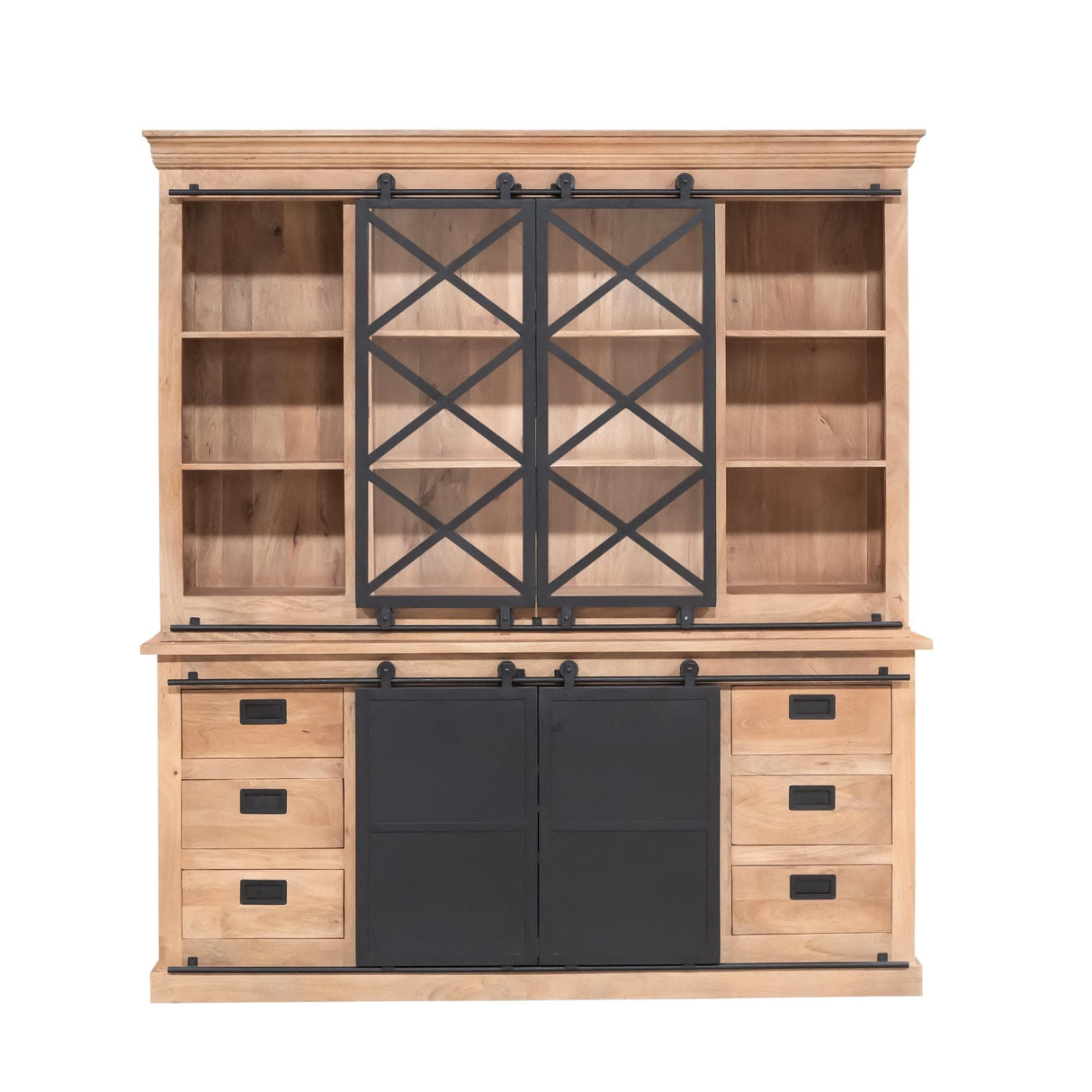Vitrinekast Fresno XXL| 200 cm Starfurn