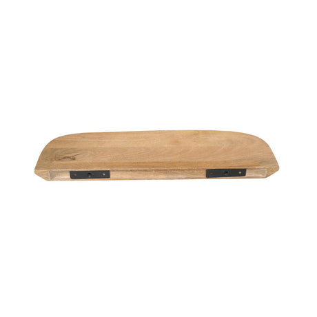 Wandplank - Naturel Mangohout - 60 cm - Set van 3 Floating Wall Shelves & Ledges Starfurn