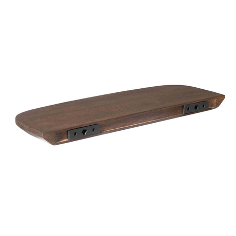 Wandplanken Gusta Bruin - Mangohout Set van 3 (60 cm) Floating Wall Shelves & Ledges Starfurn