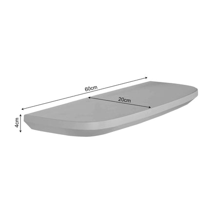 Wandplanken Gusta Bruin - Mangohout Set van 3 (60 cm) Floating Wall Shelves & Ledges Starfurn
