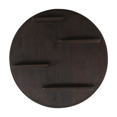 Wandrek - Rond - Bruin - Mangohout - 75 cm Floating Wall Shelves & Ledges Starfurn