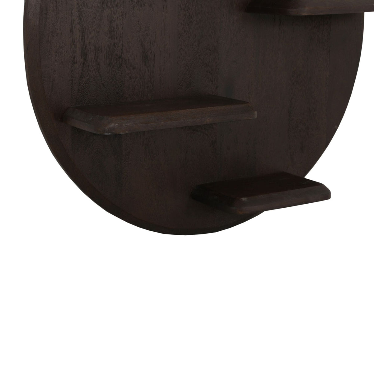 Wandrek - Rond - Bruin - Mangohout - 75 cm Floating Wall Shelves & Ledges Starfurn