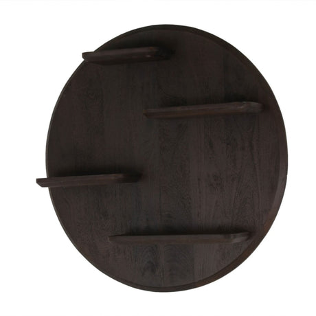 Wandrek - Rond - Bruin - Mangohout - 75 cm Floating Wall Shelves & Ledges Starfurn
