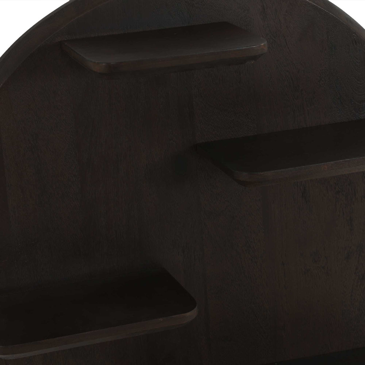 Wandrek - Rond - Bruin - Mangohout - 75 cm Floating Wall Shelves & Ledges Starfurn