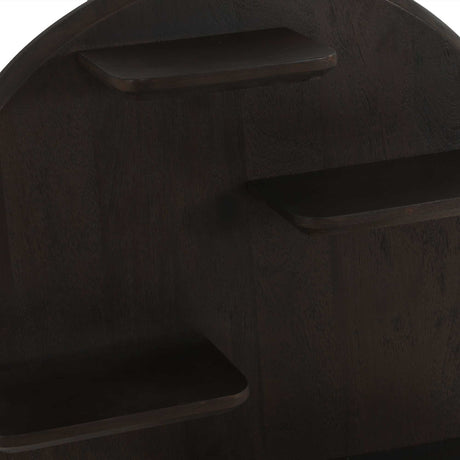 Wandrek - Rond - Bruin - Mangohout - 75 cm Floating Wall Shelves & Ledges Starfurn