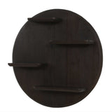 Wandrek - Rond - Bruin - Mangohout - 75 cm Floating Wall Shelves & Ledges Starfurn
