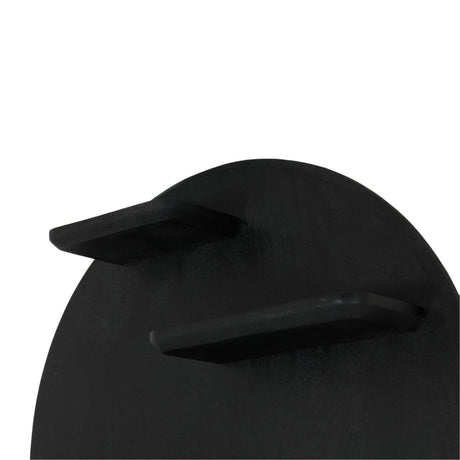Wandrek - Rond - Zwart - Mangohout - 75 cm Floating Wall Shelves & Ledges Starfurn