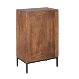 Wijnkast - Bruin - Mangohout - 55 cm - 15 Vakken Wine & Liquor Cabinets Starfurn