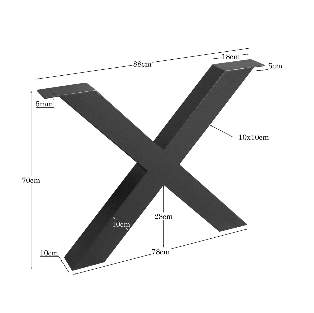 X-Poot | Zwart Starfurn