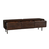 Zwevend tv meubel Allure Bruin Mangohout 160 cm Starfurn