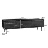 Zwevend tv meubel Allure Bruin Mangohout 160 cm Starfurn