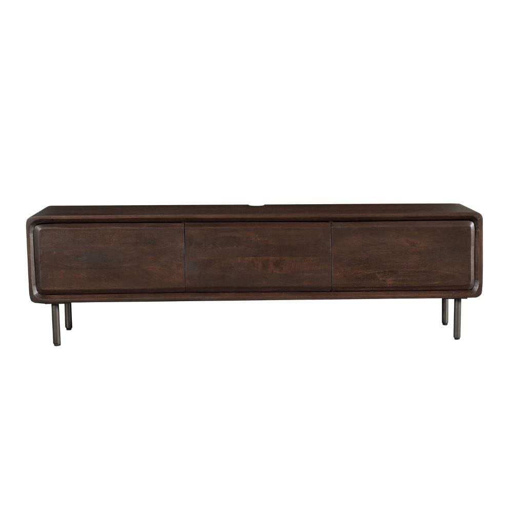 Zwevend tv meubel Allure Bruin Mangohout 160 cm Starfurn