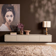Zwevend tv meubel Allure Zand Mangohout 200 cm Starfurn