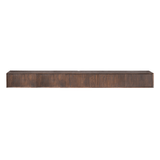 Zwevend TV-meubel - Bruin Mangohout - 280 cm - Lattenstructuur Entertainment Centers & TV Stands Starfurn