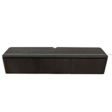 Zwevend tv meubel Dallas Bruin Mangohout 165 cm Starfurn