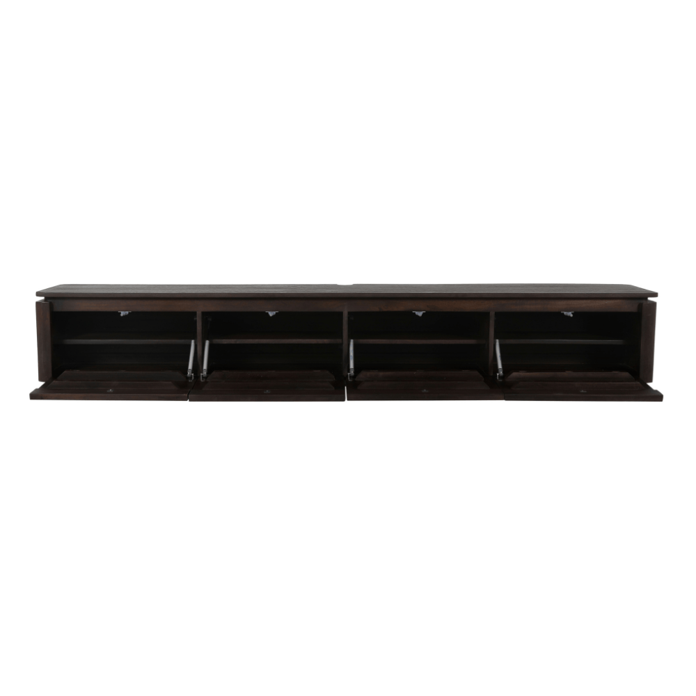 Zwevend tv meubel Dallas Bruin Mangohout 210 cm Starfurn