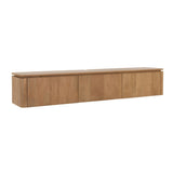 Zwevend tv meubel Dallas Naturel Mangohout 165 cm Starfurn
