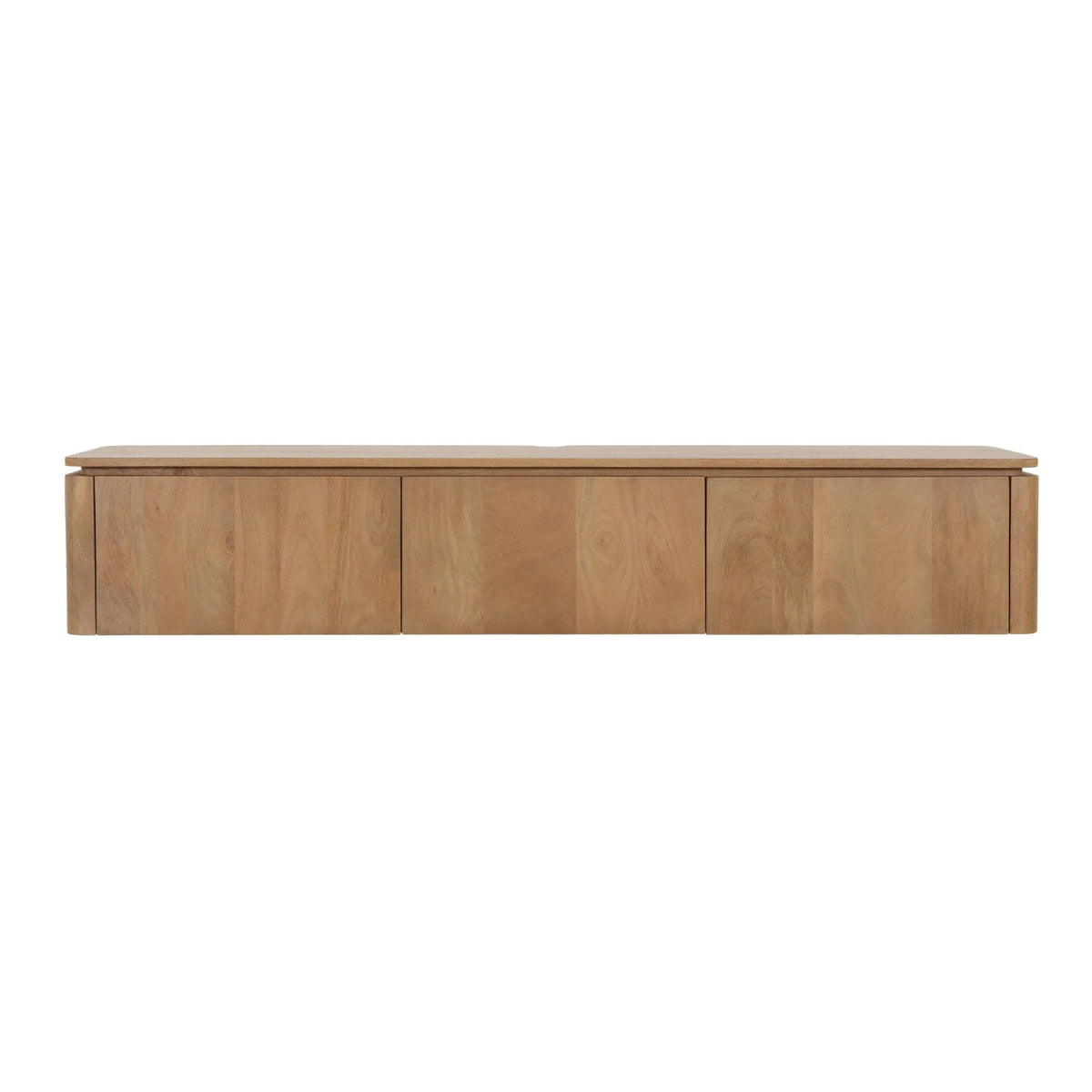 Zwevend tv meubel Dallas Naturel Mangohout 165 cm Starfurn