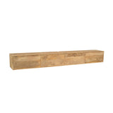 Zwevend TV-meubel - Naturel Mangohout - 200 cm - 3 Deuren - Push-to-Open Entertainment Centers & TV Stands Starfurn