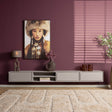 Zwevend Tv-meubel - Taupe Mangohout - 240 cm - 3 Lades & 2 Open Vakken Entertainment Centers & TV Stands Starfurn